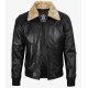 Leather Bomber Jacket